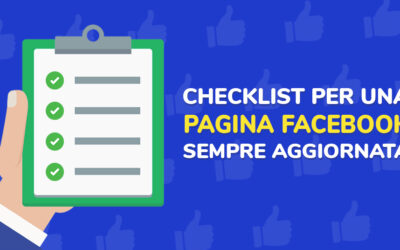 Checklist per una Pagina Facebook sempre aggiornata!