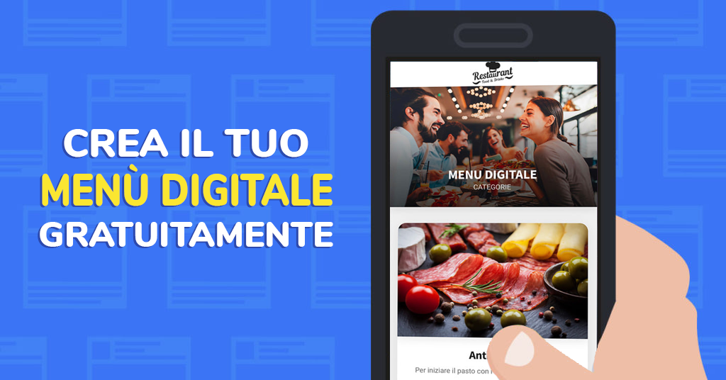 Crea il tuo menù digitale gratuitamente!