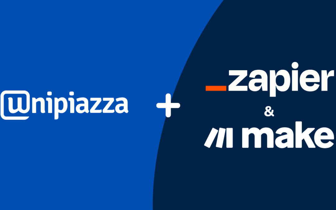 Connetti Unipiazza a più di 10.000 Servizi con la nuova integrazione di Zapier e Make!